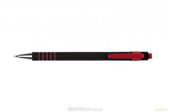 Długopis Lambda 0,7mm czerwony (12szt)