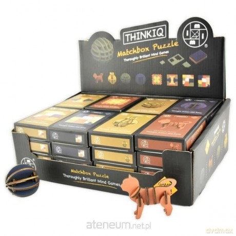 Drewniane mini puzzle mix 32szt