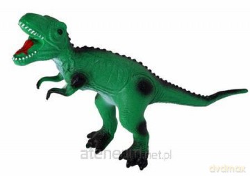 Duża figurka tyranozaur dźwięk 38cm zielony [FIGURKA]
