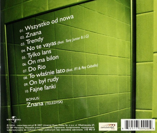 K.A.S.A: Wszystko Od Nova [CD]