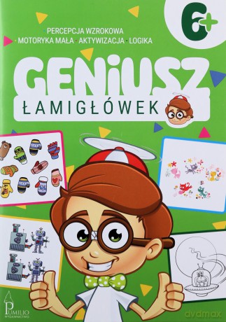 Geniusz łamigłówek 6+ [KSIĄŻKA]