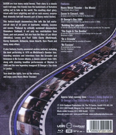 Saxon: Heavy Metal Thunder [Blu-Ray]