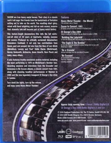 Saxon: Heavy Metal Thunder [Blu-Ray]