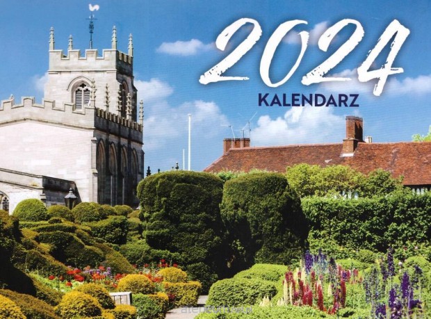 Kalendarz 2024 Ścienny Ogrody [KALENDARZ]