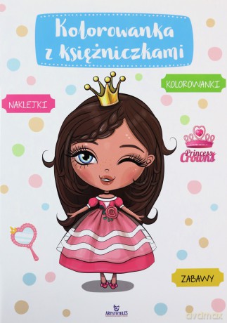 Kolorowanka z księżniczkami - Monika Matusiak [KSIĄŻKA]