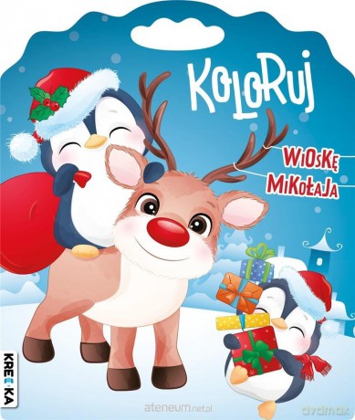 Koloruj wioskę Mikołaja [KSIĄŻKA]