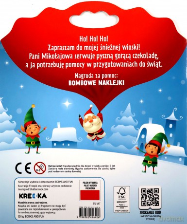 Koloruj wioskę Mikołaja [KSIĄŻKA]