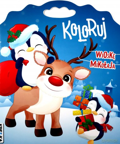 Koloruj wioskę Mikołaja [KSIĄŻKA]