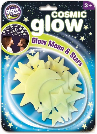 Kosmiczne Glow - Księżyc i gwiazdy
