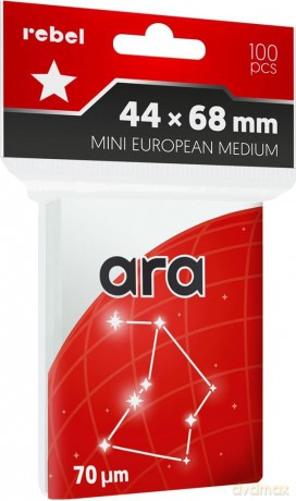 Koszulki na karty 44x68mm Ara 100szt [GRA]
