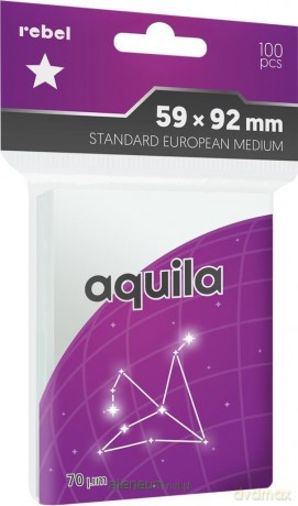 Koszulki na karty 59x92mm Aquila 100szt [GRA]