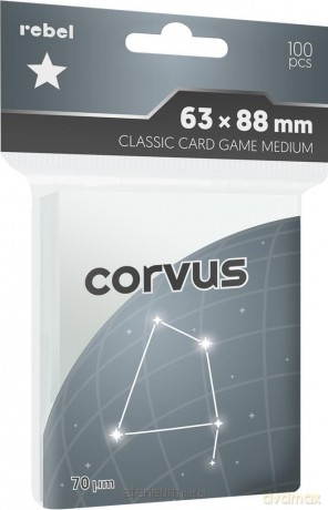 Koszulki na karty 63x88mm Corvus 100szt [GRA]