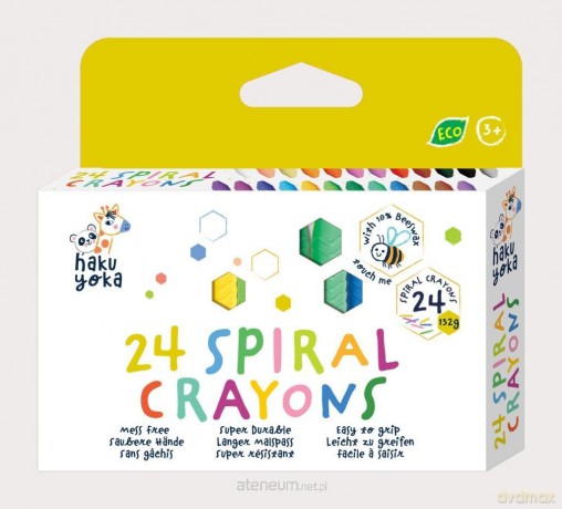 Kredki spiralne - 24 kolorów