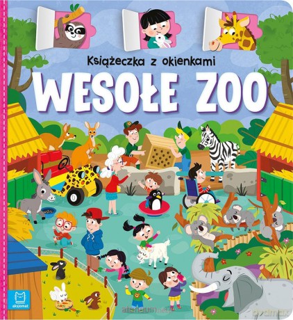 Książeczka z okienkami. Wesołe zoo - Agnieszka Bator [KSIĄŻKA]