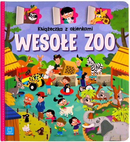 Książeczka z okienkami. Wesołe zoo - Agnieszka Bator [KSIĄŻKA]
