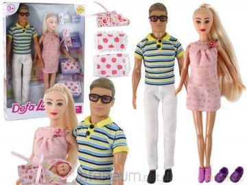 Lalka Lucy rodzina chłopak dziewczyna w ciąży