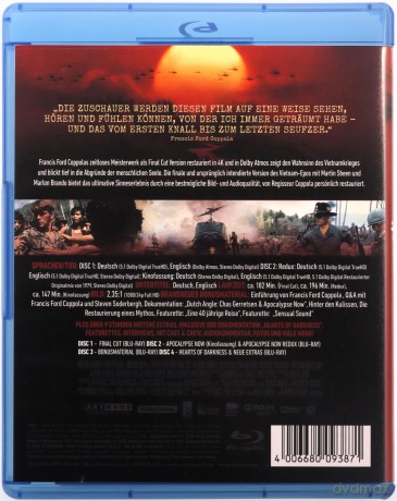 Apocalypse Now  (Czas Apokalipsy: Powrót) [4xBlu-Ray]