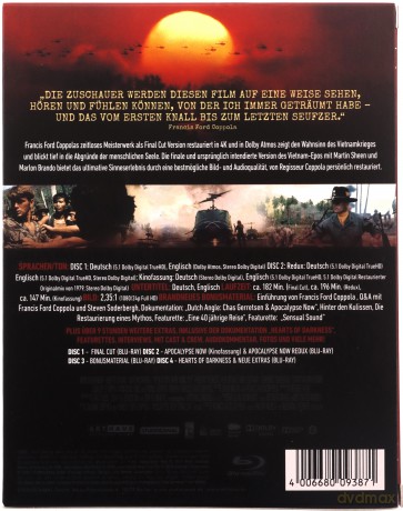 Apocalypse Now  (Czas Apokalipsy: Powrót) [4xBlu-Ray]
