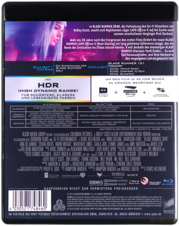 Blade Runner 2049 [Blu-Ray 4K]+[Blu-Ray]