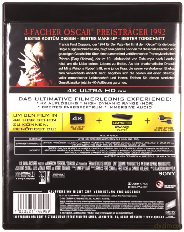 Dracula [Blu-Ray 4K]