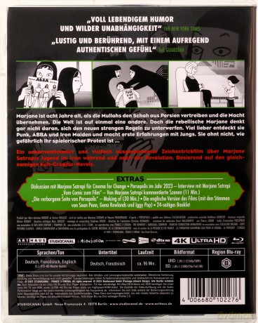 Persepolis [Blu-Ray 4K]+[Blu-Ray]