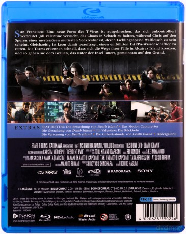 Resident Evil: Death Island (Resident Evil: Wyspa śmierci) [Blu-Ray]