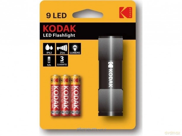 Latarka LED czarna