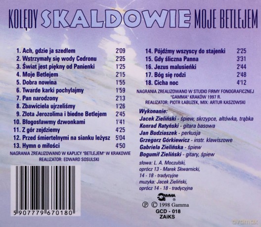 Skaldowie: Kolędy,Moje Betlejem (digipack) [CD]