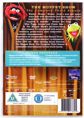 The Muppet Show Season 3 (Muppety) [4DVD]