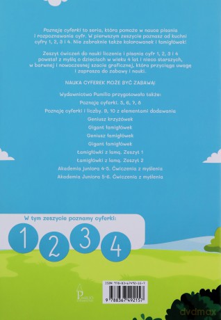 Poznaję cyferki i liczby 1,2,3,4 [KSIĄŻKA]