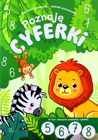 Poznaję cyferki i liczby 5,6,7,8 [KSIĄŻKA]