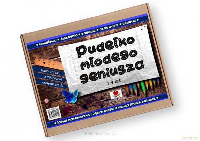Pudełko młodego geniusza 7-9 lat - Agnieszka Wileńska [KSIĄŻKA]