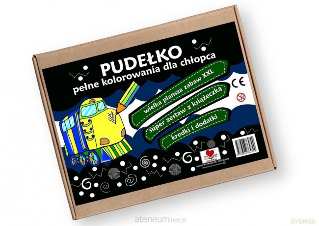 Pudełko pełne kolorowania dla chłopca - Agnieszka Wileńska [KSIĄŻKA]