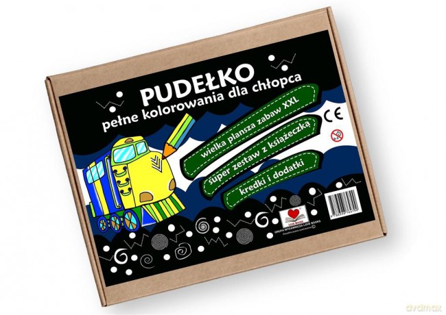 Pudełko pełne kolorowania dla chłopca - Agnieszka Wileńska [KSIĄŻKA]