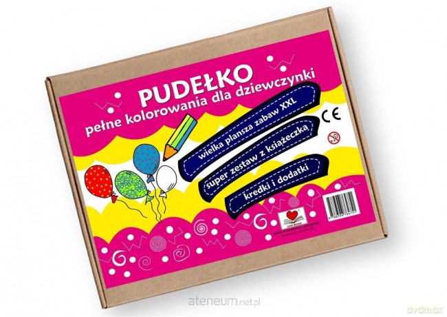 Pudełko pełne kolorowania dla dziewczynki - Agnieszka Wileńska [KSIĄŻKA]