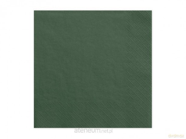 Serwetki trójwarstwowe zieleń 33x33cm 20szt