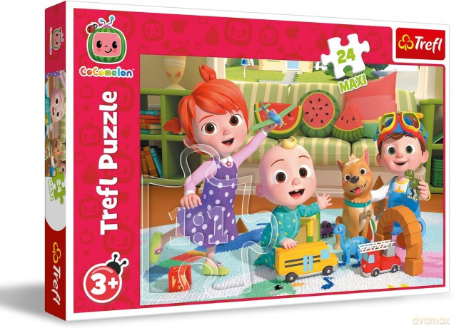 TREFL 24 el. Maxi Cocomelon, gotowi na przygodę [PUZZLE]