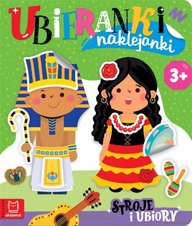Ubieranki naklejanki. Stroje i ubiory - Agata Kaczyńska [KSIĄŻKA]