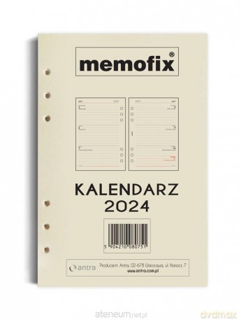 Wkład kalendarzowy 2024 A5 TDW [KALENDARZ]