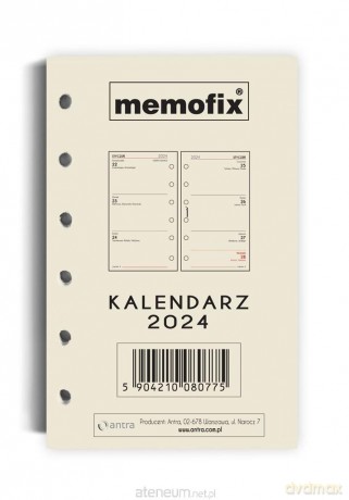 Wkład kalendarzowy 2024 A6 TDW [KALENDARZ]