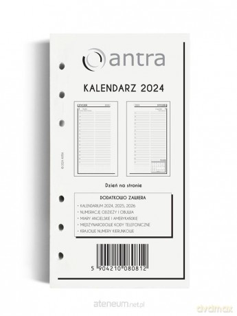 Wkład kalendarzowy 2024 B6 ST DNS [KALENDARZ]