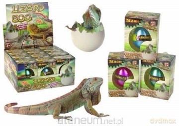 Wykluwające się magiczne jajko jaszczurki 6cm [FIGURKA]
