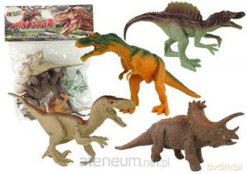 Zestaw figurek dinozaury park zwierzęta 4szt [FIGURKA]