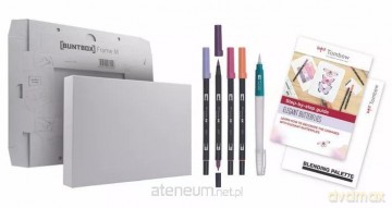 Zestaw Watercoloring Canvas Set Elegant Butterflie