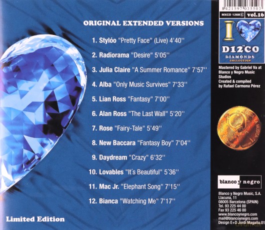 Składanka: I Love Disco Diamonds Collection 16 [CD]
