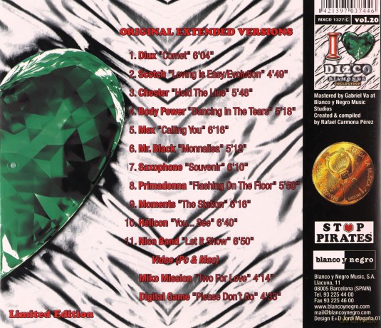 Składanka: I Love Disco Diamonds Collection 20 [CD]