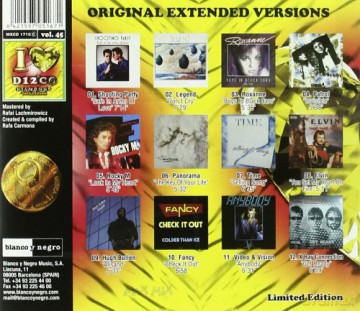 I Love Disco Diamonds Collection 45 [CD]