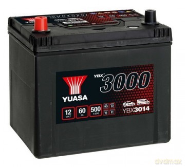 Akumulator Yuasa YBX3014 Toyota Audi VW Ford Honda Mazda Hyundai Mitsubishi Kia