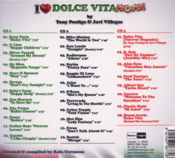 I Love Dolce Vita Megamix (digipack) [3CD]