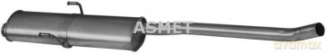 Asmet 09.066 Tłumik środkowy Peugeot Fiat Citroen Lancia